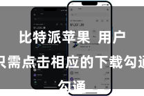 比特派苹果  用户只需点击相应的下载勾通