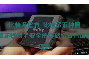 比特派官方  比特派币种照看还提供了安全的存储措置有谋划