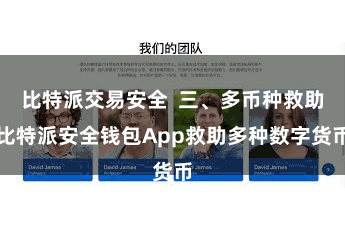比特派交易安全  三、多币种救助比特派安全钱包App救助多种数字货币